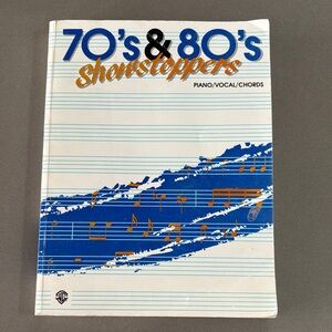 70's & 80's Showstoppers Piano Vocal Chords Songbook - Blue & Orange